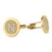 Men's Nebraska Huskers Gold Cufflinks