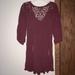 American Eagle Outfitters Dresses | American Eagle Burgundy Flowy Dress | Color: Purple/Red | Size: Xxs