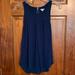 American Eagle Outfitters Tops | Navy Blue American Eagle Tank Top With Back Zipper | Color: Blue | Size: S