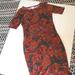 Lularoe Dresses | Lularoe Julia Pencil Dress | Color: Black/Red | Size: S