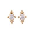 Kate Spade Jewelry | Kate Spade Rise & Shine Oval Cluster Stud Earrings | Color: Gold | Size: Os