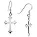 Giani Bernini Jewelry | Giani Bernini Cross Drop Earrings | Color: Silver | Size: Os