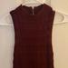 American Eagle Outfitters Dresses | Deep Maroon,Burgundy Casual Knitted Dress. | Color: Purple | Size: S