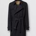 Burberry Jackets & Coats | Burberry Mid Length Kensington Trench Coat | Color: Black/Blue | Size: L