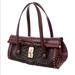 Gucci Bags | Gucci Leather & Snake Skin Burgundy & Black | Color: Black/Red | Size: Os