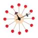 Concordia Modern Design Round Balls Silent Non-Ticking Wall Clock - Leisuremod VCL13R