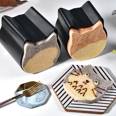 Moule de boîte à toast de chat japonais pour enfants conception lisse et antiarina fournitures de