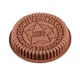 Moule rond 3D en Silicone pour Biscuits au chocolat Oreo poêle à Pudding antiadhésif grand moule