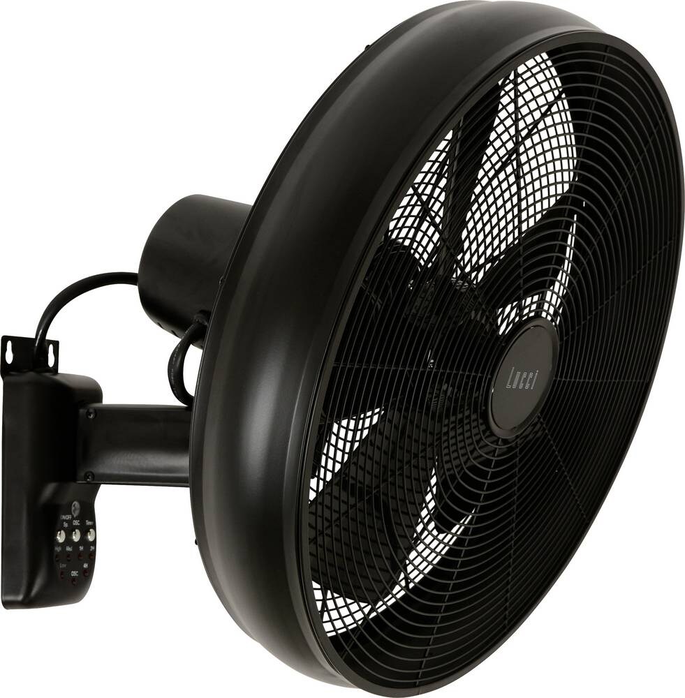 Lucci AIR BK Wandventilator (Ø) 410 mm Gehäusefarbe (Details): Schwarz Image