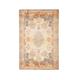 Tapis d'orient vintage tissé plat multicolore 075x140 cm