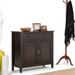 WYNDENHALL Hampshire Solid Wood Traditional Entryway Storage Cabinet - 40"w x 15"d x 36" h