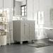 Red Barrel Studio® Yena 30" Single Bathroom Vanity Set Plastic in Gray | 32.625 H x 29.875 W x 21.625 D in | Wayfair