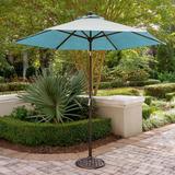 Hanover Traditions Outdoor Dining Collection Blue Umbrella, Base Not Included