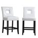 Mendoza Keyhole Counter Height Back Stool (Set of 2) by iNSPIRE Q Bold