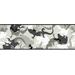 York Wallcoverings Candice Olson Camo Critter Border, Synthetic in Black | 6.75 H x 180 W in | Wayfair CK7799B