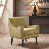 Accent Chair - Joss & Main Femi Upholstered Mid-Century Accent Chair Polyester in Green | 34 H x 30 W x 34.5 D in | Wayfair