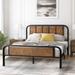 VECELO Platform Bed Frame with Wood Headboard,Twin/Full/Queen Size Bed