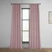 Red Barrel Studio® Heritage Plush Velvet Curtains for Bedroom - Room Darkening Curtains for Living Room Window Single Panel Velvet in Pink | Wayfair