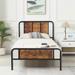 VECELO Platform Bed Frame with Wood Headboard,Twin/Full/Queen Size Bed