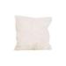 Cotton Tale Raspberry Dot Off-white Polyester/Faux Fur 16-inch x 16-inch Decor Throw Pillow