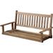 August Grove® Franklin Springs Porch Swing Wood in Brown | 25 H x 48 W x 18 D in | Wayfair ATGR3021 27708312