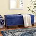 Lark Manor™ Karter Button Tufted Soft Close Storage Bench Polyester in Brown | 18 H x 42 W x 18 D in | Wayfair F3C628DCA1374C2A8E2CEEE1D0C80291