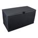 Winado 120 Gallon Water Resistant Plastic Lockable Deck Box Plastic in Black | 24 H x 47 W x 24.8 D in | Wayfair 969591505656