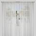 Everly Quinn Velvet Geometric Room Darkening Grommet Curtain Panels Polyester in White | 84 H x 54 W in | Wayfair 30E4D00837E14C07A7F655299D1488A4