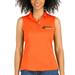 Women's Antigua Orange Florida A&M Rattlers Sleeveless Tribute Polo