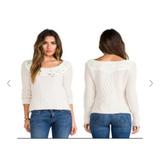 Free People Sweaters | Free People Aurora Yarn Pullover Sweater | Color: Blue | Size: L