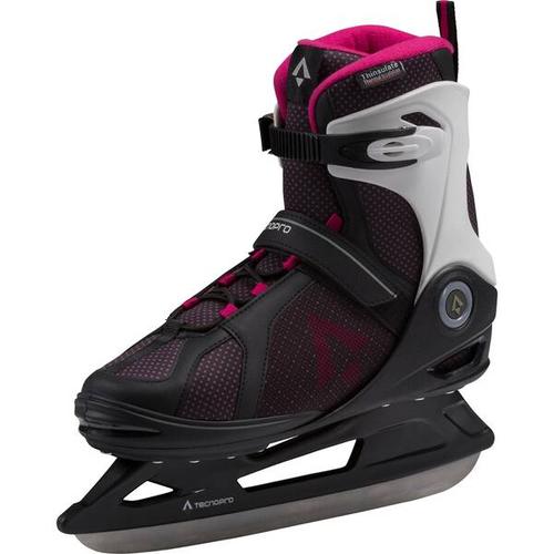 TECNOPRO Damen Eishockeyschuhe Phoenix W, Größe 38 in Schwarz/Lila/Weiß