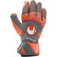 UHLSPORT Equipment - Torwarthandschuhe Tensiongreen AG Reflex TW-Handschuh, Größe 8,5 in dark grau/fluo rot/weiß
