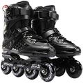Inline Skates ,Men and Women Professional Roller Skates Fitness Inline Skate for Adults Boys Girls and Beginners (Black,40)