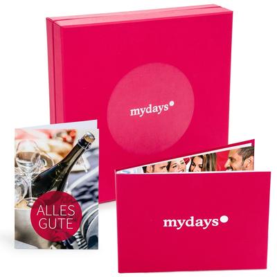 mydays Wertgutschein 50 € in hochwertiger Geschenkbox Erlebnis-Gutscheine
