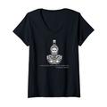 Damen I Will Either Find A Way Or Make One - Hannibal Barca Quote T-Shirt mit V-Ausschnitt