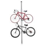 Bike Rack - Adjustable Aluminum Bicycle Hanger for 2 Bikes - 7-11ft Floor to Ceiling Tension Mount Bike Storage by RAD Cycle