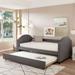 Nestfair Full Size Upholstered Daybed with Twin Size Trundle