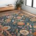 Alexander Home Megan Floral Hand-Hooked 100% Wool Area Rug