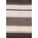 Striped Gabbeh Oriental Contemporary Area Rug Hand-knotted Wool Carpet - 4'10" x 6'7"