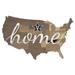 Vanderbilt Commodores 18'' x USA Shape Cutout Sign