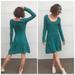 Anthropologie Dresses | Anthropologie Turquoise Midi Knitted Dress | Color: Blue/Green | Size: S