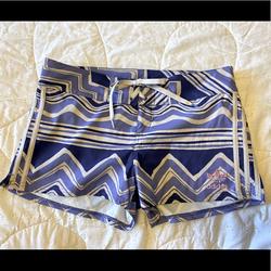 Adidas Shorts | Adidas Zig Zag Board Shorts | Color: Purple/White | Size: M