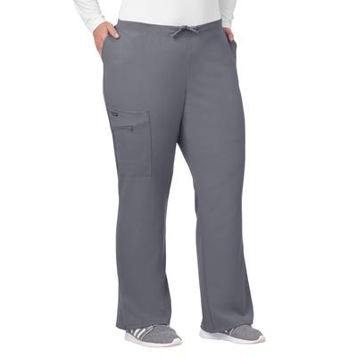 Plus Size Women's Jockey Scrubs Women's Favorite Fit Pant by Jockey Encompass Scrubs in Pewter (Size XL(18-20))