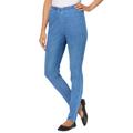 Plus Size Women's Fineline Denim Jegging by Woman Within in Light Stonewash (Size 12 T)