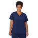 Plus Size Women's Jockey Scrubs Women's True Fit Crossover V-Neck Top by Jockey Encompass Scrubs in New Navy (Size XL(18-20))