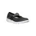 Extra Wide Width Women's TravelLite Mary Jane Sneaker by Propet® in Black (Size 7 1/2 WW)