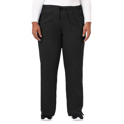 Plus Size Women's Jockey Scrubs Women's Extreme Comfy Pant by Jockey Encompass Scrubs in Black (Size M(10-12))