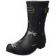 Joules Women's Molly Welly Wellington Boots Wellington Boots,Black Bugs,4 UK