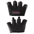 Contraband Pink Label 5537 Womens Micro Weight Lifting Gloves w/Grip-Lock Silicone Padding (Pair) - Minimalist Half Gloves - Apple Watch Friendly (Black, Small)