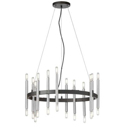 Dainolite Derry 24 Inch 24 Light Chandelier - DER-2424C-MB-PC